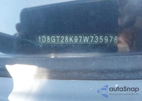 2007 Dodge Nitro Sxt from USA, damaged, VIN 1D8GT28K97W735978